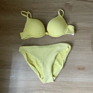 Yellow h&m swimsuit